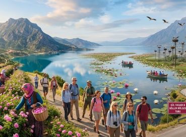 ROSE HARVEST &EGIRDIR LAKE &BEYSEHİR LAKE &LOTUS FLOWERS &STORKS VALLEY