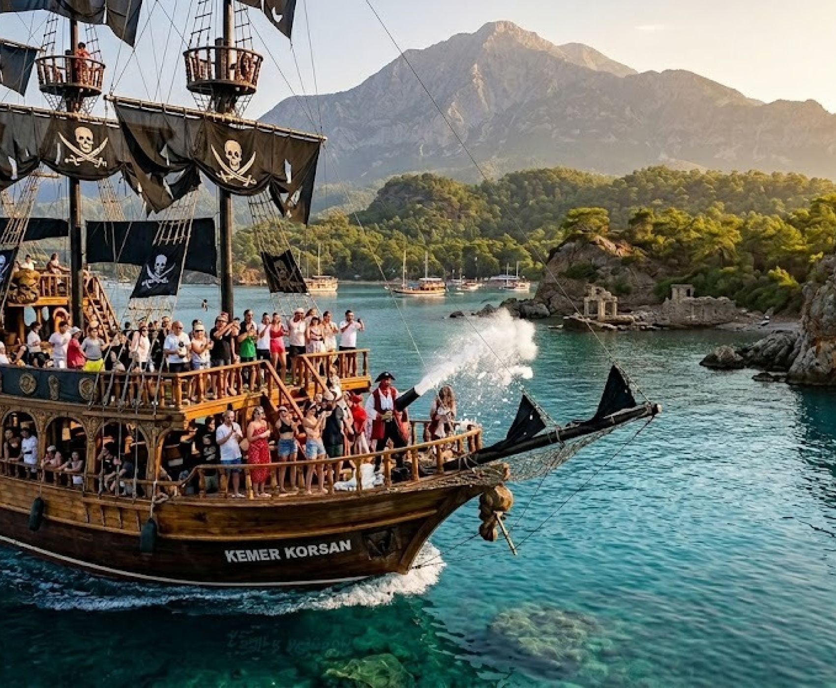KEMER PIRATES YACHT TOUR